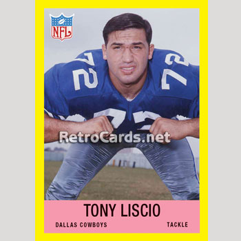 1967P Tony Liscio Dallas Cowboys