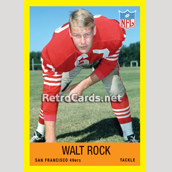 1967P Walt Rock San Francisco 49ers