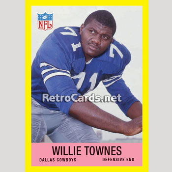 1967P Willie Townes Dallas Cowboys