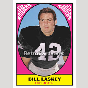 1967T Bill Laskey Oakland Raiders