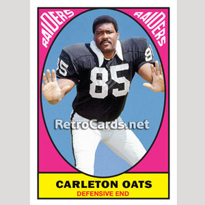 1967T Carleton Oats Oakland Raiders