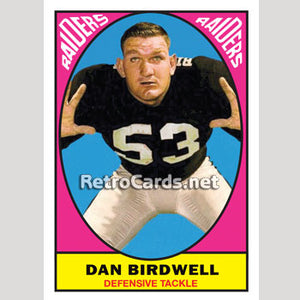 1967T Dan Birdwell Oakland Raiders