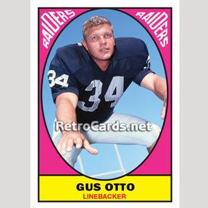 1967T Gus Otto Oakland Raiders