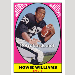 1967T Howie Williams Oakland Raiders