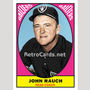 1967T John Rauch Oakland Raiders