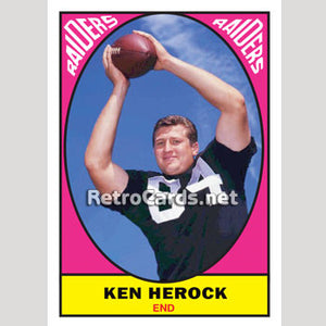 1967T Ken Herock Oakland Raiders