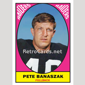 1967T Pete Banaszak Oakland Raiders