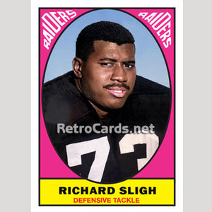 1967T Richard Sligh Oakland Raiders