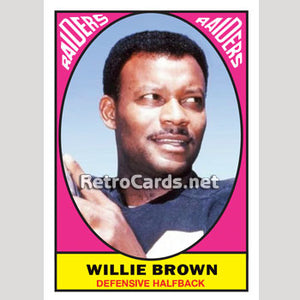 1967T Willie Brown Oakland Raiders