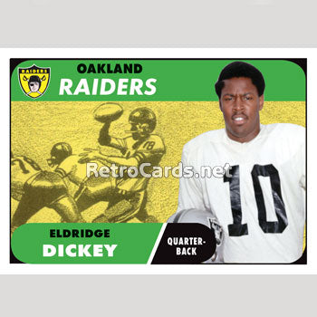 1968T Eldridge Dickey Oakland Raiders