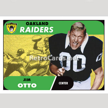 1968T Jim Otto Oakland Raiders