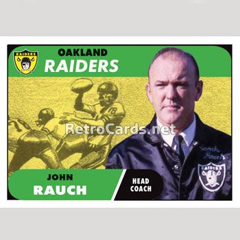 1968T John Rauch Oakland Raiders