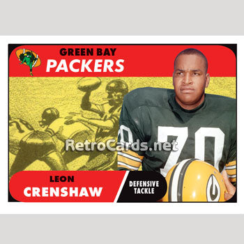 1968T Leon Crenshaw Green Bay Packers
