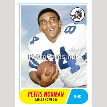 1968T Pettis Norman Dallas Cowboys