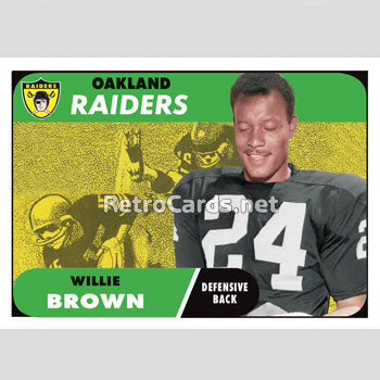 1968T Willie Brown Oakland Raiders