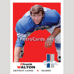 1969T Chuck Walton Detroit Lions