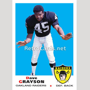 1969T Dave Grayson Oakland Raiders