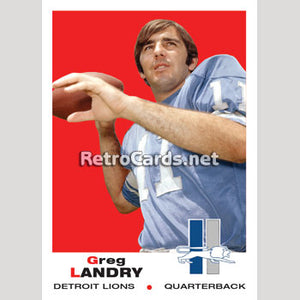 1969T Greg Landry Detroit Lions