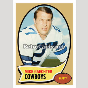 1970T Mike Gaechter Dallas Cowboys