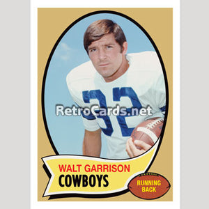 1970T Walt Garrison Dallas Cowboys