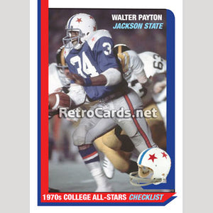 1970s Checklist #2 College All-Stars