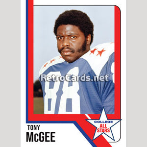 1970s Tony McGee College All-Stars