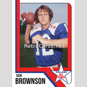 1970s Van Brownson College All-Stars