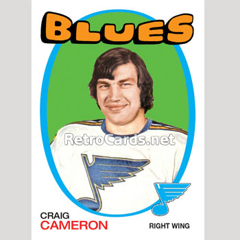 1971-72O Craig Cameron St. Louis Blues