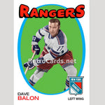 1971-72O Dave Balon New York Rangers