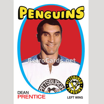 1971-72O Dean Prentice Pittsburgh Penguins