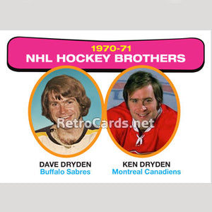 1971-72O NHL Brothers Dryden
