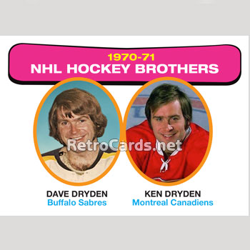 1971-72O NHL Brothers Dryden