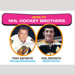 1971-72O NHL Brothers Esposito
