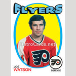 1971-72O Joe Watson Philadelphia Flyers
