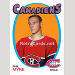 1971-72O Phil Myre Montreal Canadiens