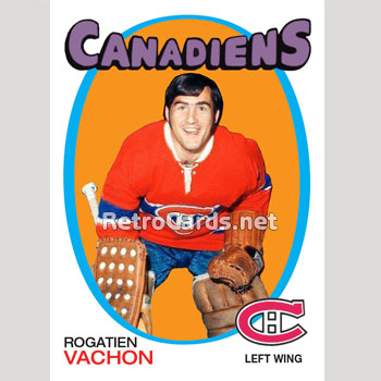1971-72O Rogatien Vachon Montreal Canadiens