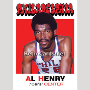 1971-72T Al Henry Philadelphia 76ers
