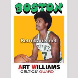 1971-72T Art Williams Boston Celtics