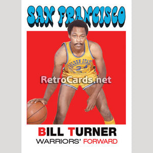 1971-72T Bill Turner San Francisco Warriors