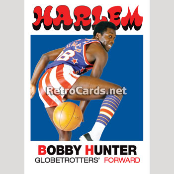 1971-72T Bobby Hunter Harlem Globetrotters