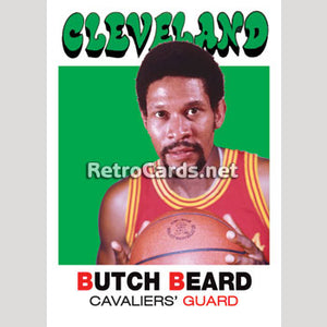 1971-72T Butch Beard Cleveland Cavaliers
