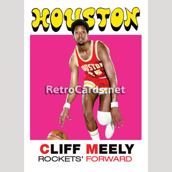1971-72T Cliff Meely Houston Rockets