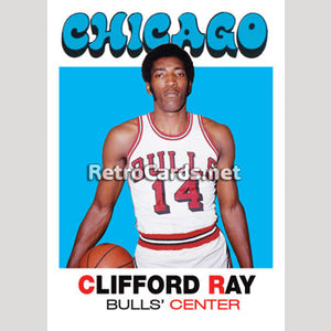 1971-72T Clifford Ray Chicago Bulls
