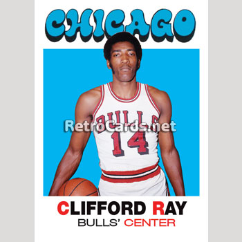 1971-72T Clifford Ray Chicago Bulls