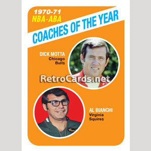 1971-72T Coaches of the Year