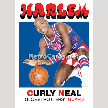 1971-72T NBA Harlem Globetrotters RetroCards Set
