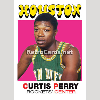 1971-72T Curtis Perry Houston Rockets – RetroCards