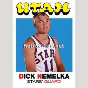 1971-72T Dick Nemelka Utah Stars