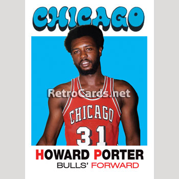 1971-72T Howard Porter Chicago Bulls