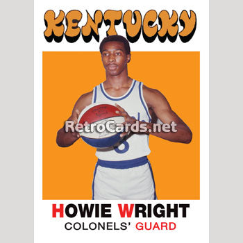 1971-72T Howie Wright Kentucky Colonels